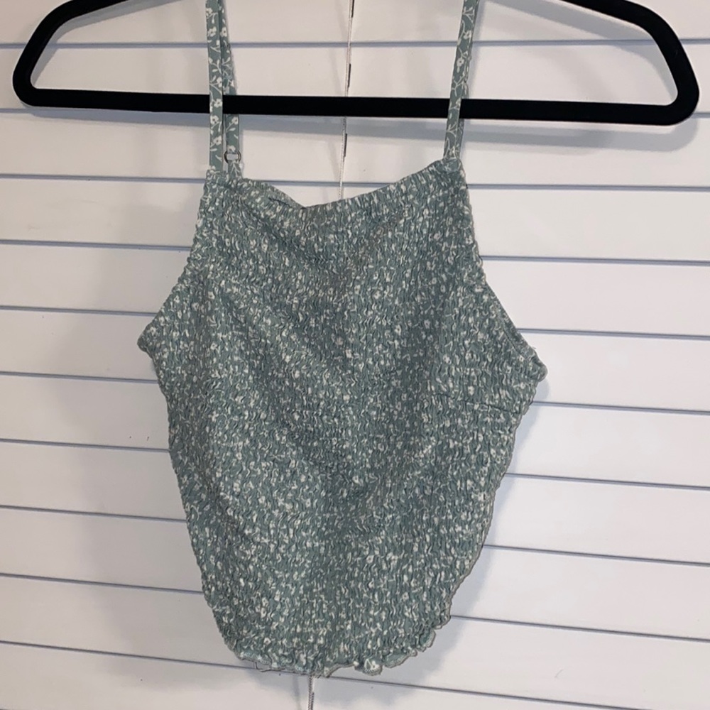 Hollister Mint Tank/Crop Top